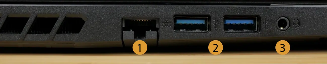 Acer Nitro 5 connectors left